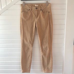 Jcrew corduroy skinny pants size 26